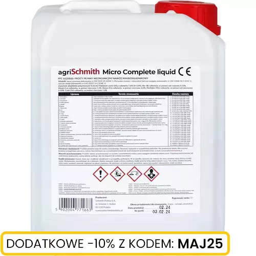 Płynny nawóz nalistny siarczanu-magnezu 5l marki Schmith