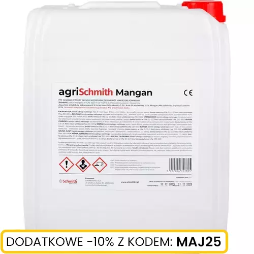 Płynny nawóz zawierający Mangan 20l marki Schmith