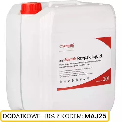Płynny nawóz nalistny pod rzepak 20l Schmith