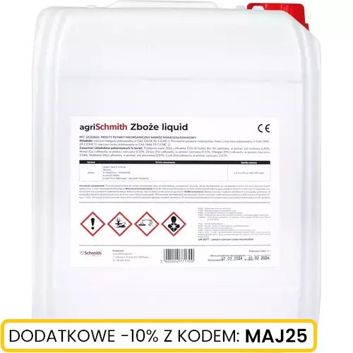 Płynny nawóz nalistny pod zboża 20l marki Schmith