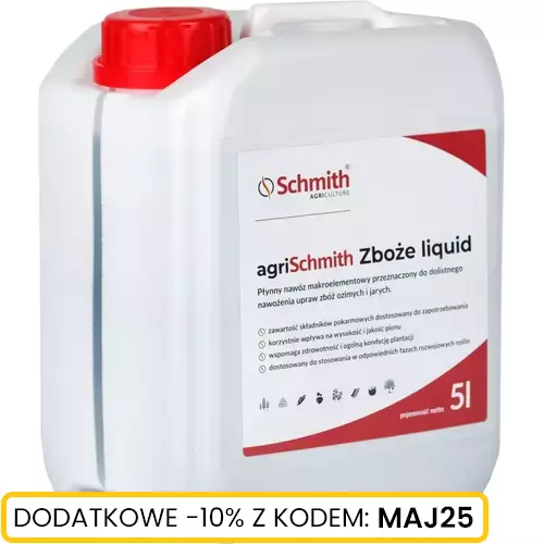 Płynny nawóz nalistny pod zboża 5l Schmith