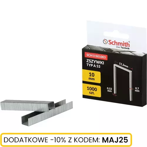 Zszywki TYP A 10mm 1000szt.