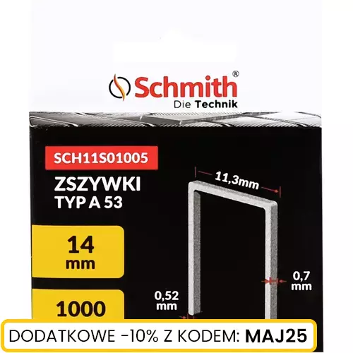 Zszywki TYP A 14mm 1000szt. Schmith