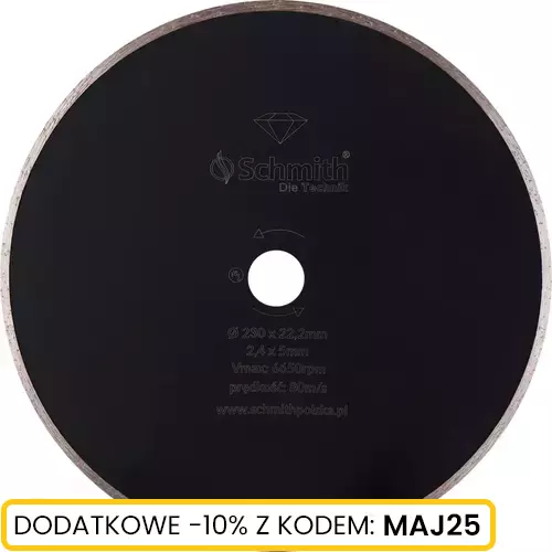 Tarcza diamentowa ciągła Glazura-Ceramika-Marmur 230x22,2x24 Schmith