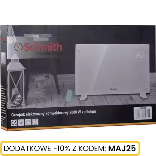 Grzejnik elektryczny konwektorowy 2000 W z pilotem marki Schmith SGEK-04