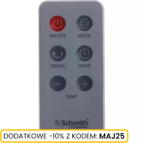 Grzejnik elektryczny kolumnowy PTC Ceramic 2kW + pilot marki Schmith SGEK-PTC-02 1