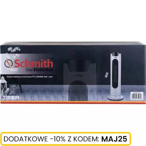 Grzejnik elektryczny kolumnowy PTC Ceramic 2kW + pilot marki Schmith SGEK-PTC-02 3