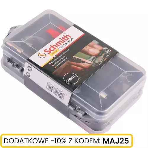 Zestaw narzędzi precyzyjnych do elektroniki 108 szt marki Schmith