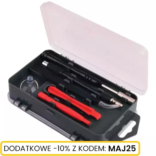 Zestaw narzędzi precyzyjnych do elektroniki 108 szt