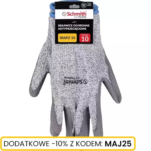 Rękawice antyprzecięciowe z zawieszką rozmiar 10