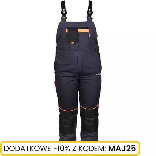 Ocieplane ogrodniczki robocze M