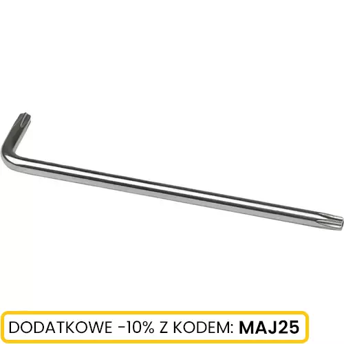 Klucz torx tamper długi TT15