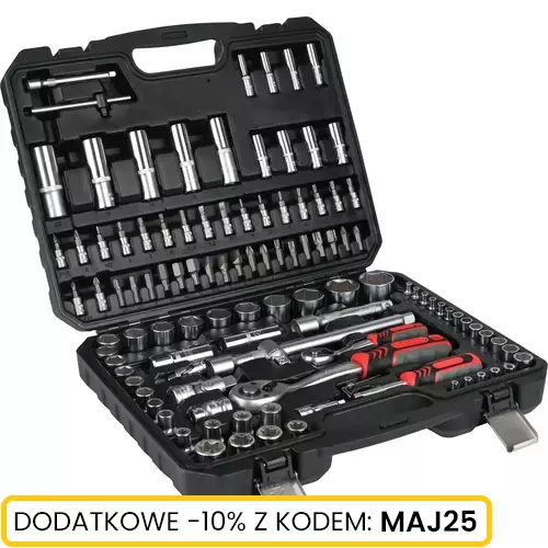 Zestaw narzędzi 1/4" 1/2" 110 szt Schmith