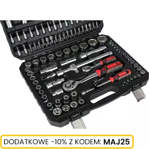 Zestaw narzędzi 1/4" 1/2" 110 szt marki Schmith