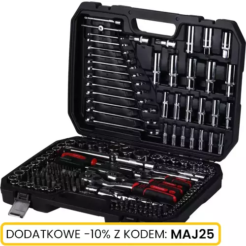Komplet kluczy nasadowych 215 szt marki Schmith