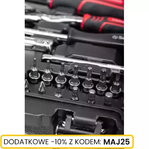 Zestaw Kluczy Nasadowych 82 elementów marki Schmith SQN-82 1