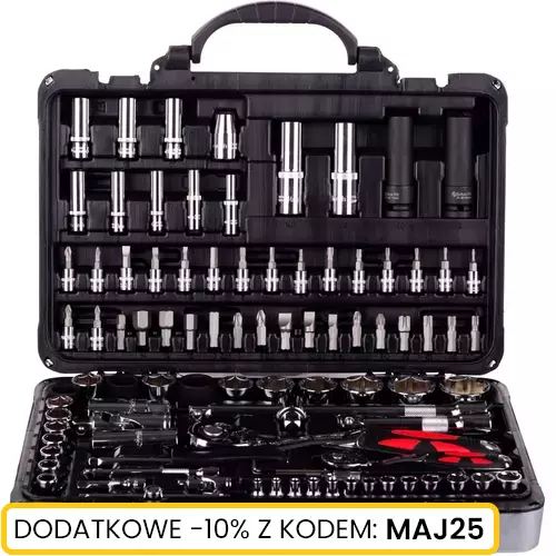 Komplet kluczy nasadowych 94 HI-TEK
