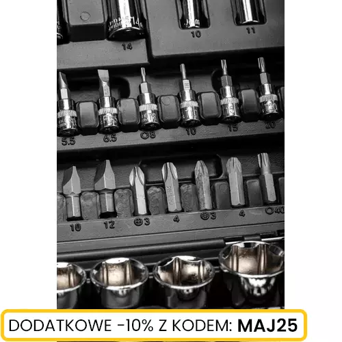 Komplet kluczy nasadowych 108 szt Schmith