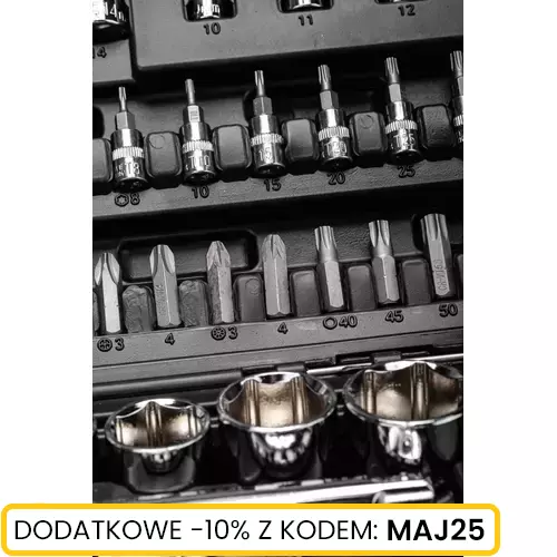 Komplet kluczy nasadowych 108 szt marki Schmith