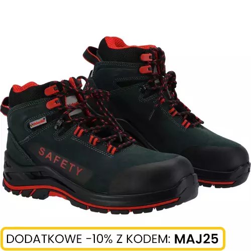 Buty robocze, ochronne z podnoskiem SAFE EXTREME 1 r. 42, Rozmiar obuwia: 42 Schmith