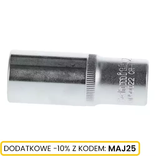 Nasadka sześciokątna długa AS-DRIVE 1/2" 22 mm, Rozmiar: 22  Schmith