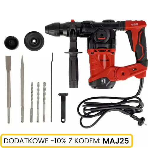 Młotowiertarka SDS+ 6J 1500W Schmith