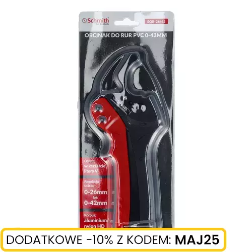 Obcinak do rur PVC 0-42 mm Schmith