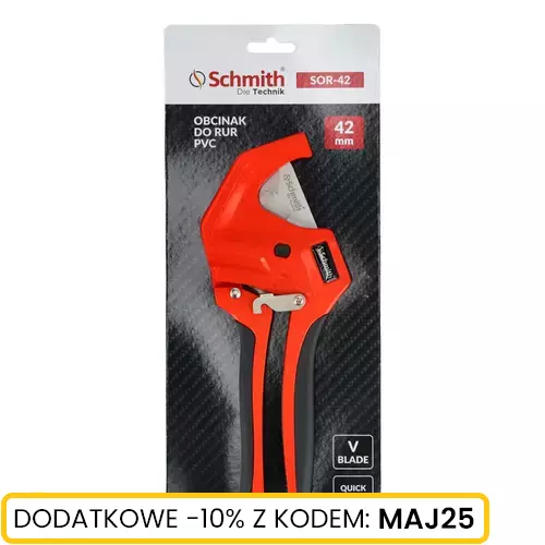 Obcinak do rur plastikowych PVC 0-42 mm Schmith