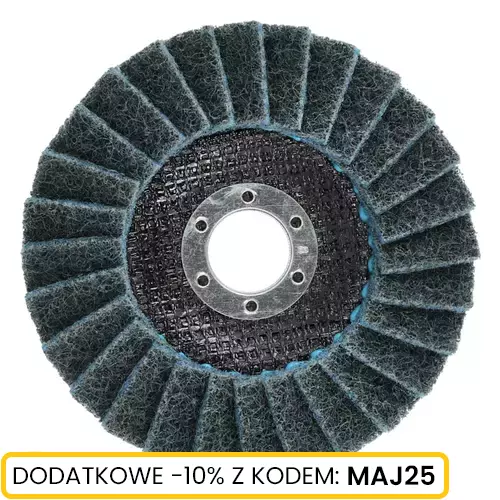 Tarcza polerska listkowa z włókniny 125mm drobna Schmith