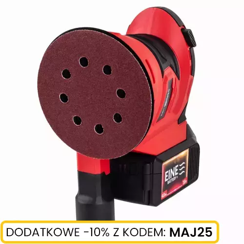 Szlifierka mimośrodowa akumulatorowa 18V 125mm marki Schmith S-SMB-0 2