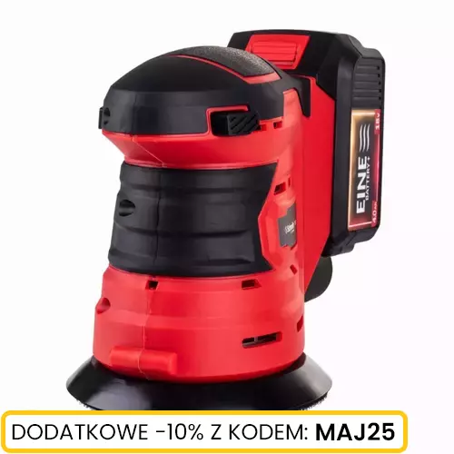 Szlifierka mimośrodowa akumulatorowa 18V 125mm marki Schmith S-SMB-0 4